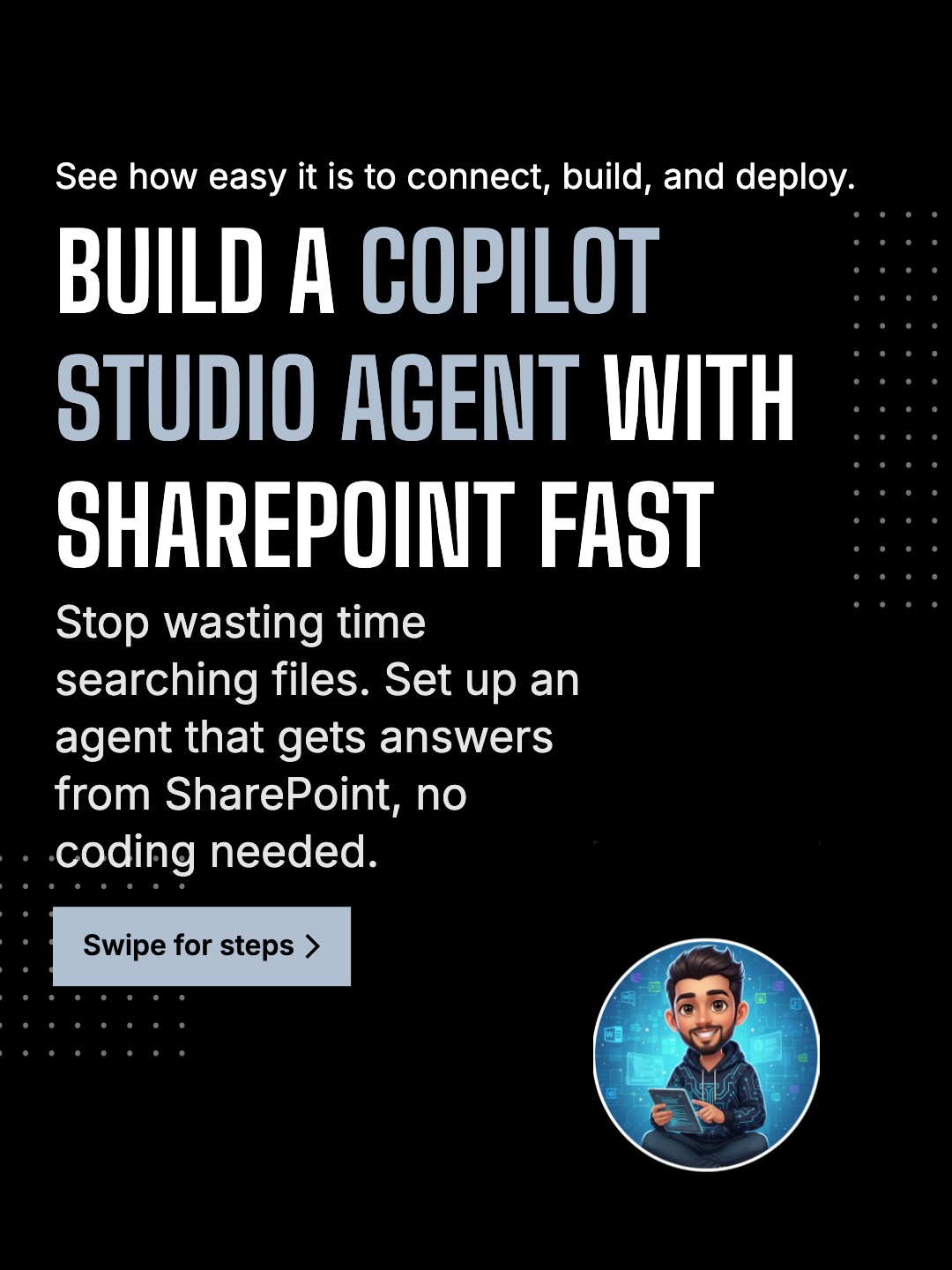 Copilot Studio Agent with No Code — slide 1