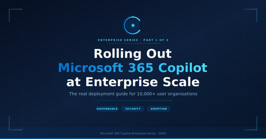 Microsoft 365 Copilot enterprise rollout guide for large organisations 2026