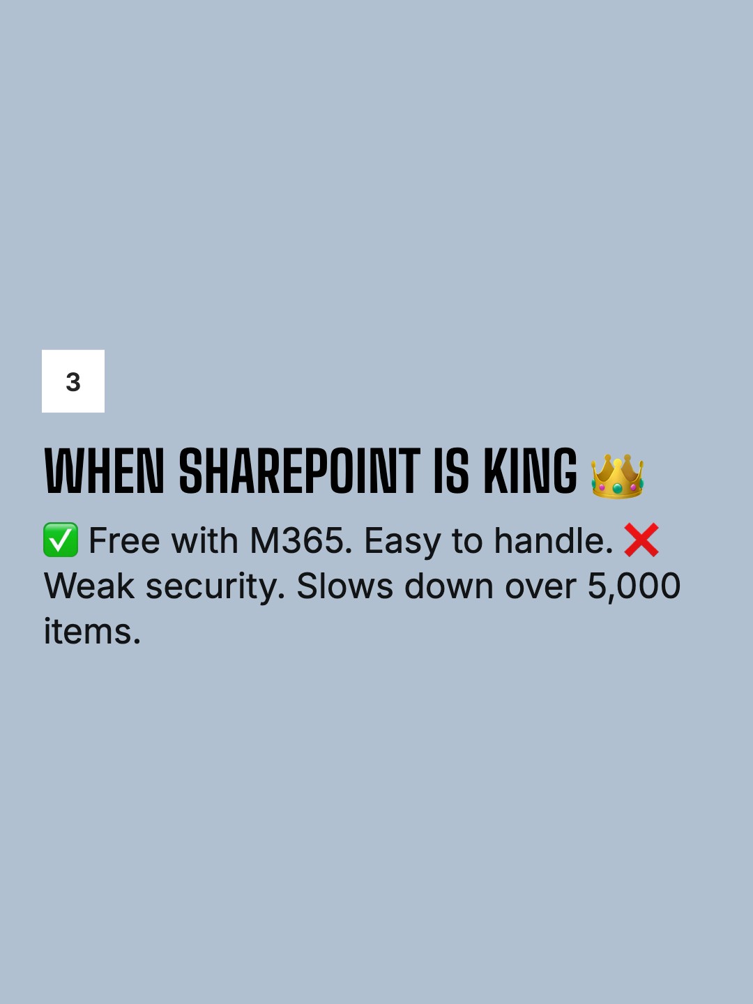Sharepoint List Vs Dataverse — slide 4
