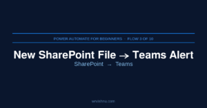 Power Automate SharePoint File Teams Alert — 5 Simple Steps