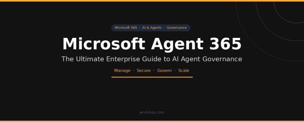 Microsoft Agent 365 enterprise guide to AI agent governance and adoption